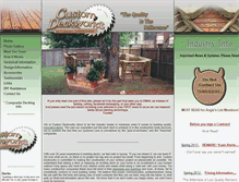 Tablet Screenshot of customdeckworks.com